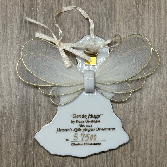 1998 The Bradford Editions Heaven’s Little Angels Ornament Collection Set of 3 - Picture 7 of 7